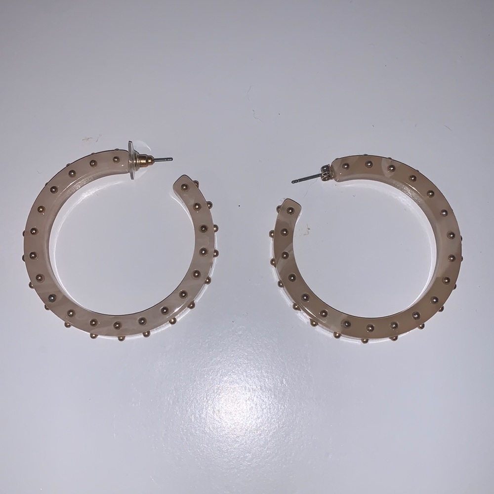 Studded hoops
